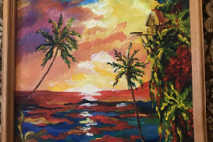 Картина акрилом