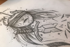 Эскиз тату