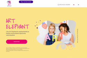 Онлайн школа рисования (на финском и английском)