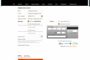 Страница оплаты manushop.ru