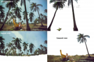 Разделение фото JPEG на слои для создания эффекта параллакса