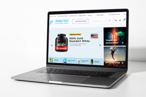 Интернет-магазин спортивного питания(главная страница)