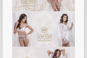 Баннер внутренний в бутик нижнего белья и домашней одежды