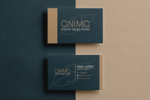 Визитка для дизайнера интерьера