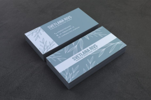 Визитка для визажиста