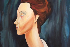 репродукция Лунии Модильяни