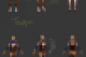 Концепты к игровому проекту. Броня, женщина.