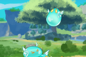 Слаймы из игры