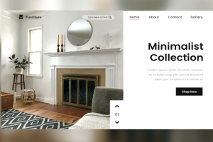 Дизайн и анимация первого экрана