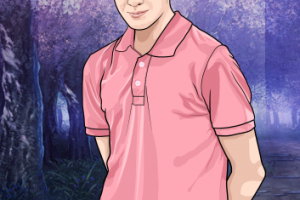 In the purple forest