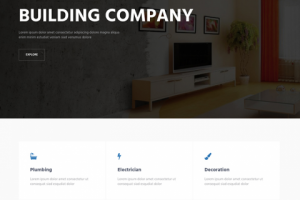 Сайт строительной компании в Эстонии