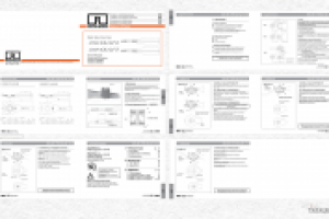 Вёрстка инструкции с jpeg, отрисовка чертежей в векторе.