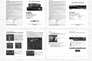 Вёрстка инструкции с pdf. Замена текста. А4