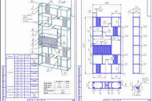 Стеллаж в стиле LOFT.