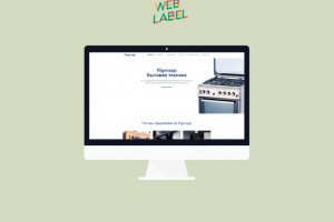 Landing page для бренда бытовой техники Rigerapp