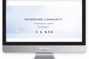 Оформление социальной сети для "Snowandfly.ru"