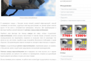 Уличные камеры видеонаблюдения