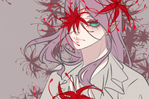 2д персонаж с болезнью ханахаки