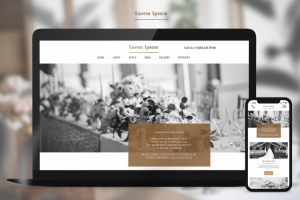 Дизайн сайта для свадебного агенства