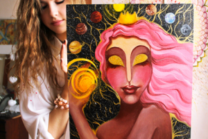 Картина акрилом