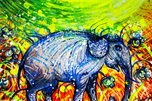 Рисунок красками