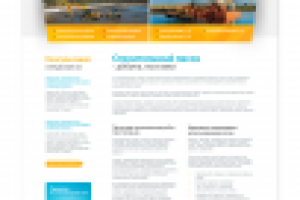 Дизайн сайта Стройтельной компаний дамб