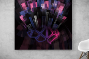 Баннер с логотипом на стену