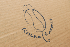 Логотип для семейного кафе «КОШКА в ЛОЖКЕ»