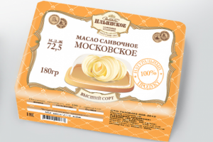 Упаковка масла для «Усадьба Ильинское»
