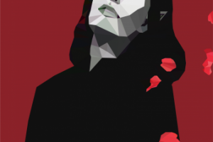 Фотография в стиле low poly