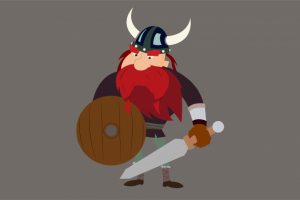 Иллюстрация викинга