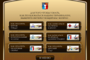 Интерфейс для Норильских терминалов