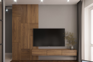 Дизайн ТВ-зоны в гостиной