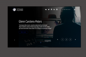 Лендинг для фотографа