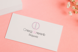 Логотип для ведущей. Конкурсная работа