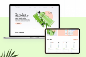 Landing page Beauty I UI Design