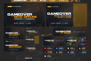 Оформление Twitch канала - GAMEOVER