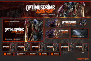 Оформление Twitch канала - OptimusPrime