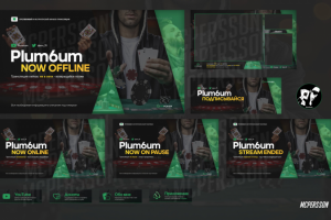Оформление Twitch канала - Plum6um