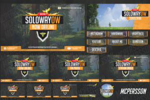 Оформление Twitch канала - SolowayOW