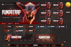 Оформление Twitch канала - RunDaTrap
