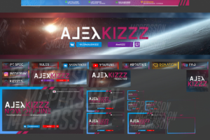 Оформление Twitch канала - AlexKIZZZ