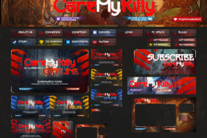 Оформление Twitch канала - CarreMyKitty