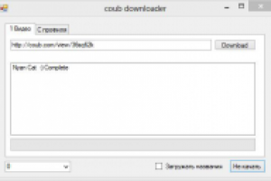Загрузка роликов с coub.com