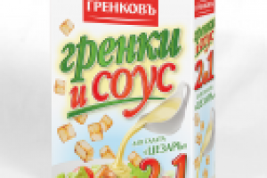 Набор для салатов "Гренки+соус 2в1"