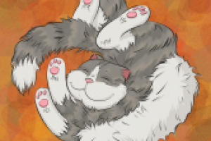 Autumn cat