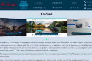 Самописный лендинг под ключ