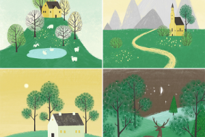 Коллекция весенних открыток