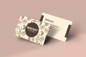 дизайн визитки для кондитерской