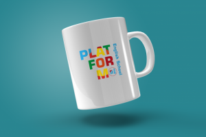 Логотип на подарочной кружке